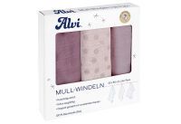 Alvi Mull Windeln "Curly Dots" 3er Pack