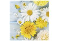 TI-FLAIR Lunch-Serviette "Gartenblumen" 20er Pack - 12 Stück