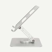 Nedis Notebook-Ständer / 17 " / Faltbar / Um 360 Grad drehbar