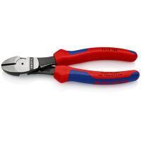 KNIPEX 74 12 180 - Diagonal-cutting pliers - Chromium-vanadium steel - Plastic - Blue/Red - 18 cm - 273 g