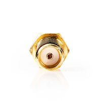 Nedis SMA Adapter / SMA-Buchse / TS9 / Vergoldet / 50 Ohm / Gerade / PVC / Gold / 2 Stück / Box