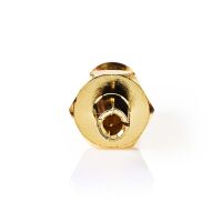 Nedis SMA Adapter / SMA-Buchse / TS9 / Vergoldet / 50 Ohm / Gerade / PVC / Gold / 2 Stück / Box