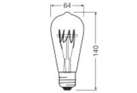 Ledvance LED EDISONSLIM 4,8W 827 KL E27 (VINTAGE 1906 FIL DIM)