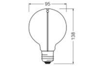 Ledvance LED GLOBE A 2,2W 827 CLEAR E27 (VINTAGE 1906 CLASSIC)