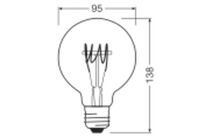 Ledvance LED GLOBE SLIM 4,8W 827 KL E27 (VINTAGE 1906 FIL DIM)
