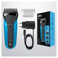 Braun Series 3 - 310BT schwarz/blau Elektrorasierer und Bartschneider 