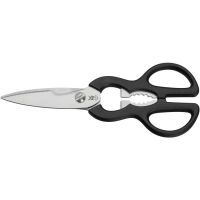WMF Kitchen scissors - Universal - Black,Stainless steel - Stainless steel - Plastic - 22 cm