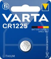 Varta KNOPFZELLE LITHIUM 3V   CR1225 (6225101401     BLI.1)