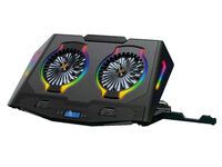 Conceptronic 2-Fan Cooling Pad 17.0" Ergonomisch Gaming