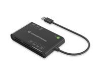 Conceptronic BIAN All-In-One Smart ID Card Reader - EMV (Chip & PIN) - MMC - MS Micro (M2) - Memory Stick (MS) - MicroSD (TransFlash) - SD - SDHC - SDXC - Indoor - Black - China - USB 3.2 Gen 1 (3.1 Gen 1)