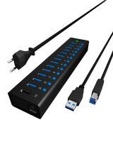 ICY BOX IB-AC6113 13-Port USB 3.0 Hub Datenverteiler/Umschalter
