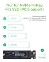 ICY BOX IB-1817M-C31 - SSD enclosure - M.2 - PCI Express 3.0 - USB connectivity - Black