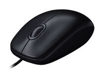 Logitech Mouse M90 - Ambidextrous - Optical - USB Type-A - 1000 DPI - Grey