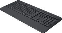 Logitech Signature K650 - Full-size (100%) - Bluetooth - Membrane - QWERTZ - Graphite