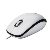 Logitech M100 USB white Mäuse PC -kabelgebunden-