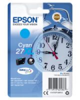 Epson Alarm clock Singlepack Cyan 27XL DURABrite Ultra Ink - High (XL) Yield - 10.4 ml - 1100 pages - 1 pc(s)
