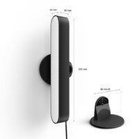 Philips Hue White and colour ambience Play light bar extension pack - Black - Integrated LED - Non-changeable bulb(s) - White - 2000 K - 6500 K
