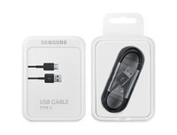 Samsung Datenkabel USB-C zu USB Typ-A 1,5m EP-DG930 Schwarz Kabel und Adapter -Kommunikation-