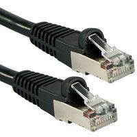 Lindy 47184 - 15 m - Cat6 - S/FTP (S-STP) - RJ-45 - RJ-45 - Black