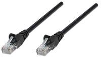 INTELLINET Patchkabel RJ45 U/UTP Cat5e 3.0m Hebelschutz schw (320764)