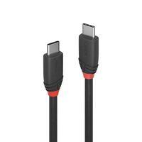 LINDY USB 3.1 Kabel Typ C/C 3A Black Line M/M 0.5m (36905)