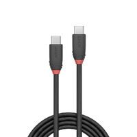 LINDY USB 3.1 Kabel Typ C/C 3A Black Line M/M 0.5m (36905)