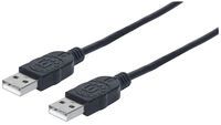 MANHATTAN USB 2.0 Anschlußkabel 1m A-Stecker/A-Stecker (353892)