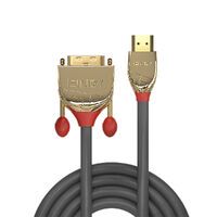 Lindy 36198 - 10 m - HDMI - DVI-D - Male - Male - Gold