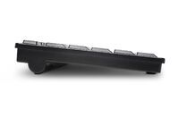 Kensington Pro Fit® Low-Profile Wireless Desktop Set - Full-size (100%) - Wireless - RF Wireless - QWERTZ - Black - Mouse included