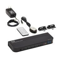 EATON TRIPPLITE HDMI USB KVM Switch 4-Port 4K 60Hz HDR HDCP 2.2 IR USB Sharing KVM/audio/USB switch 