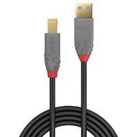 LINDY USB 3.0 Kabel Typ A/B Anthra Line M/M 2m (36742)