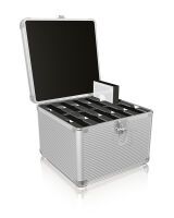 Icy Box Schutzkoffer IcyBox  10x2,5" o. 3,5" HDD/SSD Aluminium retail (IB-AC628)