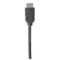 Manhattan HDMI Cable with Ethernet - 4K@30Hz (High Speed) - 5m - Male to Male - Black - Equivalent to Startech HDMIMM15HS (except 40cm longer) - Ultra HD 4k x 2k - Fully Shielded - Gold Plated Contacts - Lifetime Warranty - Polybag - 5 m - HDMI Type A (St