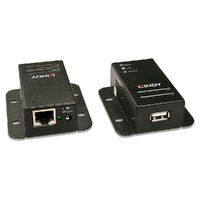 Lindy 42680 - AV transmitter & receiver - Wired - 50 m - Cat5,Cat6 - Black - Metal