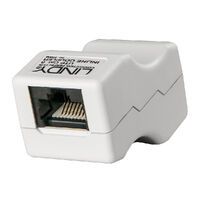 LINDY RJ45 UTP Doppelkupplung Cat.6. Plastikgehaeuse ungeschirmt (34009)