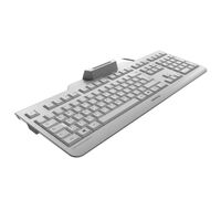 Cherry SECURE BOARD 1.0 - Full-size (100%) - USB - Mechanical - QWERTZ - Grey