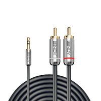 LINDY Audiokabel an Phono 3.5mm Cromo line 10m (35337)