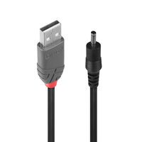 LINDY USB2.0 Typ A an DC 3,5/1.35 Hohlstec Adapterkabel 1,5m (70266)