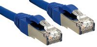 LINDY S/FTP Cat.6 Kabel, blau 0,5m LSOH, inkl. Testprotokoll (45641)