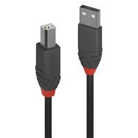 LINDY USB 2.0 Kabel Typ A/B Anthra Line M/M 7.5m (36676)