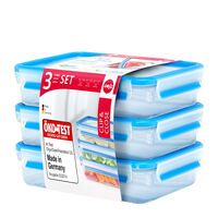 EMSA 515645 - Box - Rectangular - 1.2 L - Blue,Translucent - Polypropylene (PP),Thermoplastic elastomer (TPE) - Germany