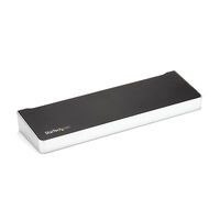 STARTECH.COM 4K USB C Dock - 60W Power Delivery - Triple Monitor USB C to HDMI DisplayPort Docking S