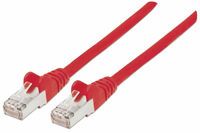 INTELLINET Cat6aPro Kabel Cat7 Rohkabel 3m rot RJ45 reines Kupfer LS0H halogenfrei AWG 26 vergoldete