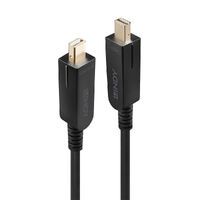 LINDY 20m Fibre Optic Hybrid DisplayPort 1.4 Cable mDP/mDP with DP adapters (38481)