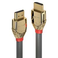Lindy 37864 - 5 m - HDMI Type A (Standard) - HDMI Type A (Standard) - 4096 x 2160 pixels - Gold - Grey