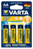 VARTA Longlife 4106 AA BL4 Alkaline Mignon 4er Pack 1,5 V