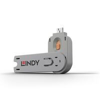 LINDY Schlüssel für USB Typ A Port Schloss orange (40623)