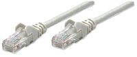 INTELLINET Netzwerkkabel Cat6 U/UTP CCA Cat6-kompatibel RJ45-Stecker/RJ45-Stecker 1,0 m grau (340373