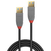 LINDY USB 3.0 Kabel Typ A/A Anthra Line M/M 1m (36751)