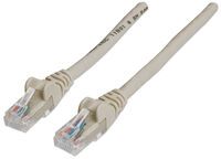 INTELLINET Netzwerkkabel Cat6 U/UTP CCA Cat6-kompatibel RJ45-Stecker/RJ45-Stecker 20,0 m grau (33674